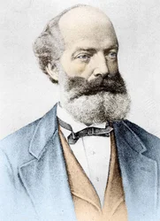 Friedrich August Kekulé von Stradonitz német kémikus portréja (Darmstadt