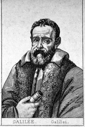 Galileo Galilei dit Galilea (1564 - 1642) portréja.