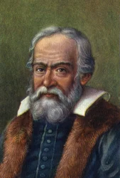 Galileo Galilei dit Galilei, olasz csillagász (1564-1642) portréja