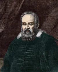 Galileo portréja Galilei dit Galileo (1564 - 1642). 19. századi metszet.