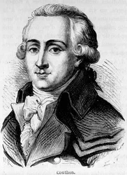 Georges Couthon (1755-1794) francia politikus portréja.