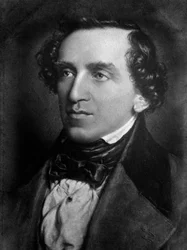 Giacomo Meyerbeer portréja (metszet)