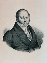 Gioacchino Rossini portréja (metszet