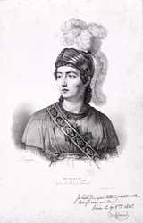 Giuditta Pasta (1797-1865) portréja.