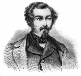 Henri de Ruolz (1811-1887) francia kémikus portréja.