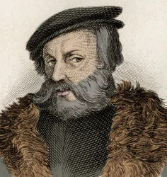 Hernan Cortes (1485-1547) spanyol hódító portréja.