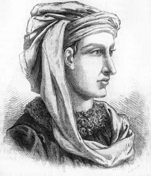 Jacques Coeur (kb. 1400-1456), VII. Károly király ezüstművészének portréja. századi metszet.