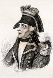 Jacques Francois Coquille, dit Dugommier (1739-1794), francia tábornok portréja. Metszet 19. század.