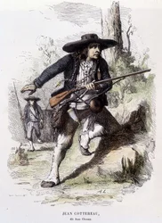 Jean Cottereau, más néven Jean Chouan (1757-1794), az 1793-as alsó-maine-i felkelés vezetőjének portréja