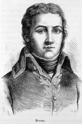 Jean Victor (Jean-Victor) Moreau (1763-1813), francais tábornok portréja.