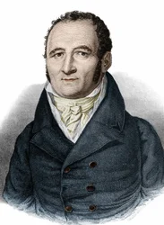 Johann Peter Hebel (1760-1826) német író portréja.