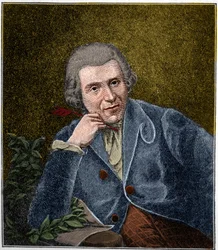 Johann Wilhelm Ludwig Gleim (1719-1803) német költő portréja.