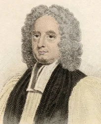 John Potter (kb. 1674-1747), angol egyházi és Cantorbery archaikus portréja. századi metszet.