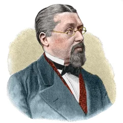 Joseph Victor von Scheffel (1826-1886) német író és költő portréja.