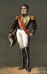 Juan Manuel de Rosas (1793-1877) argentin államférfi portréja.