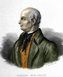 Lazzaro Spalanzani (vagy Spallanzani) olasz biológus (1729-1799) portréja