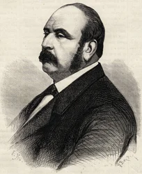 Ledru Rollin (Ledru-Rollin) (1807-1874) francia politikus portréja. századi metszet.