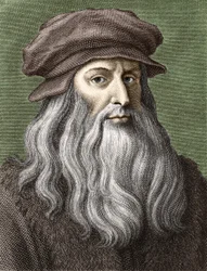 Leonardo da Vinci portréja