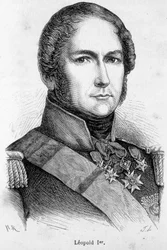 I. Lipót szász portréja Cobourg Gotha (Szász-Coburg-Gotha