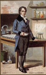 Louis-Joseph Gay-Lussac (Louis Joseph Gay Lussac) (1778-1850), francia fizikus és kémikus portréja.