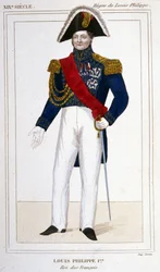 Lajos portréja - I. Fülöp (1773 - 1850), a franciák királya.