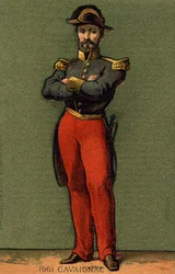 Louis Eugène Cavaignac (1802-1857) francia tábornok és politikus portréja.