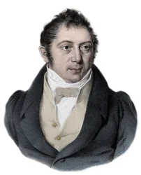 Louis Ludwig Spohr (1784-1859) német zeneszerző, hegedűművész és karmester portréja.