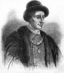 XI. Lajos (1423-1483), francia király portréja.