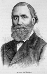 Madier de Montjau 19. századi francia parlamenti képviselő portréja.