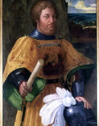 Marcoantonio Colonna, az 1571-es lepantei csatában (Lepanto) részt vevő tábornok portréja. Festmény sd. az epoc.Accademia Naval of Livorno