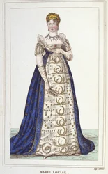 Habsburg Lotaringiai Marie Louise portréja. Francia császárné (Bécs