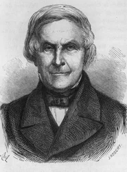 Michelet francia történész és író (1798-1874) portréja