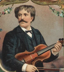 Pablo de Sarasate (1844-1908) portréja teljes nevén Pablo Martin Meliton de Sarasate y Navascuez spanyol hegedűművész és zeneszerző.