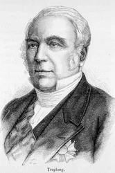 Raymond Theodore Troplong, a Szenátus elnöke a Második Birodalom idején (1852-1869) portréja.