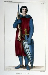 Renaud, Thunder gróf portréja (kb. 990 - 1038).