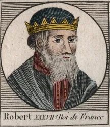 I. Róbert (kb. 860-923), nyugat-francia király 922 és 923 között portréja - I. Róbert, Nyugat-Francia királya 922 és 923 között - metszet Charles Constant Le Tellier „Instruction sur l
