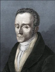 Silvio Pellico olasz író (1789-1854) portréja
