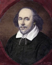 William Shakespeare (1564-1616) angol drámaíró portréja.
