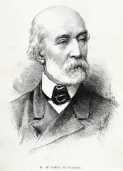 De Fallux gróf (1811-1886) francia politikus portréja.
