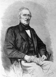 Alphonse de Lamartine (1790-1869) francia költő portréja.