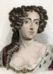 II. Stuart Mária (1662-1694) angol királynő portréja.