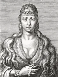 Joan portugál hercegnő. Joana. Portré.