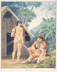 Red Caribs, c.1843-50 (watercolour)