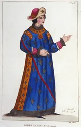 Francia Róbert, Clermont grófja (1256-1318). Capetian Prince.