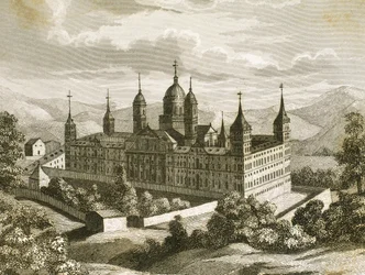 San Lorenzo de El Escorial királyi kolostor, Madrid tartomány, Spanyolország