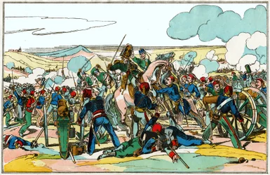 orosz török háború. (Illusztráció, kb. 1880)