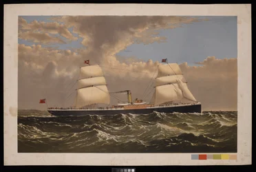 S S Bristol, White Star Line, 1875 körül (nyomtatás)