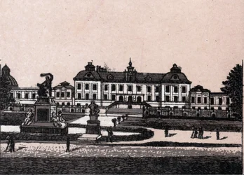 Stockholm, Svédország: kilátás Drottningholm várára (Castle Drottningholms). in "" A világ 168 nézetet szemléltet"" Keltezés nélküli (XIX. század vége)