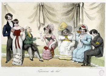 Tapestry du bal - n.d., 19. század eleje, Carnavalet