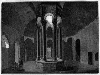 Girona arab fürdője (Girona) Spanyolországban.